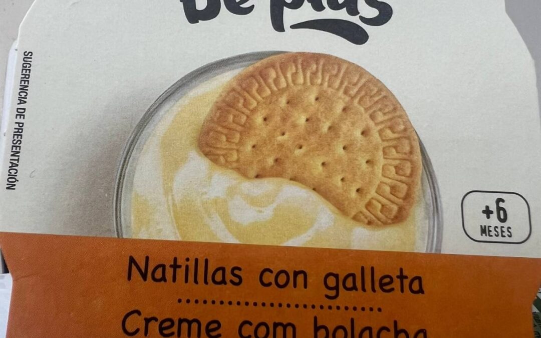 Saborea la cremosidad y textura de las Natillas con galleta Be Plus en cada cucharada